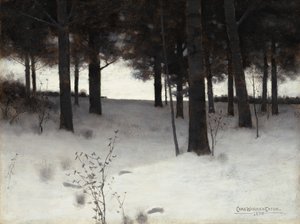 Boschi in inverno da Charles Warren Eaton