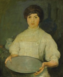 Ragazza con padella