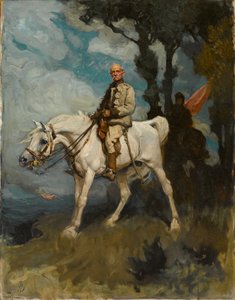 Generale Sir Frederick Sleigh Roberts, sul suo cavallo Vonolel da Charles Wellington Furse