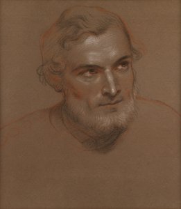 Testa di un uomo da Charles West Cope