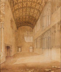 Crosby Hall (No.1), c1818 da Charles Wild