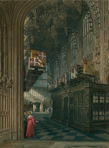 Cappella di Enrico VII, Abbazia di Westminster, Londra da Charles Wild