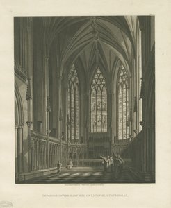Interno della Cattedrale di Lichfield - Cappella della Madonna da Charles Wild