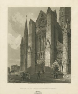 Cattedrale di Lichfield - Transetto Sud da Charles Wild