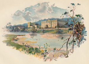 Chatsworth dal Derwent da Charles Wilkinson