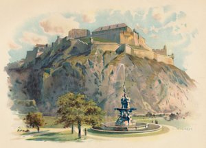 Il Castello di Edimburgo, c1890 da Charles Wilkinson