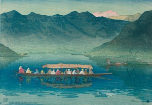 Lago Dal, Kashmir da Charles William Bartlett