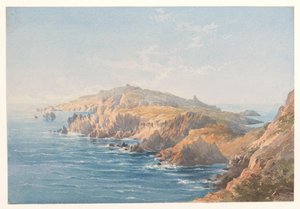 Paesaggio costiero in Corsica da Charles William Meredith van de Velde