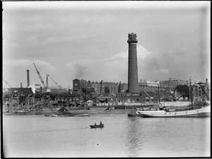 Torre di tiro e fabbrica di piombo, Belvedere Road, Lambeth, Greater London Authority, 1936 da Charles William Prickett
