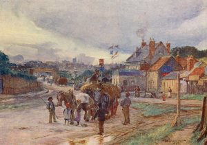 High Barnet, dal piede della collina di Barnet da Charles William Wyllie