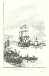 Flotta russa nel Bosforo da Charles William Wyllie