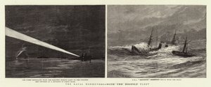 Le manovre navali, con la flotta ostile