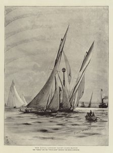 La gara del Royal London Yacht Club da Charles William Wyllie