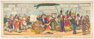 Hocus Pocus-o Conjurors Raising the Wind, 1 ottobre 1814 da Charles Williams
