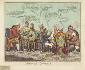 Quadriglia politica, 1806 da Charles Williams