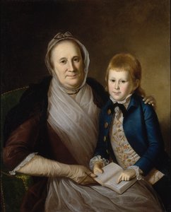 Mrs. James Smith e nipote, 1776 da Charles Willson Peale