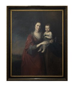 Mrs. Mary Norris Dickinson e sua figlia