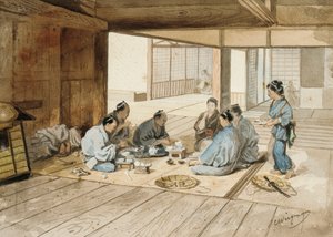 Il tè delle cinque da Charles Wirgman