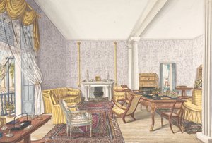 Progetto per interni, ca. 1830 da Charles de Brocktorff