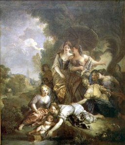 Mosè salvato dalle acque da Charles de Lafosse