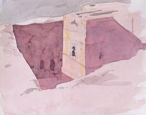 Tramonto di Giorgis, Lalibela, Etiopia, 1996