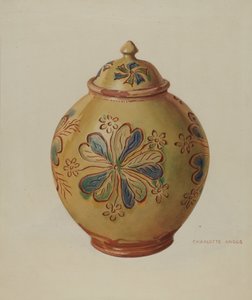 Vaso con coperchio da Charlotte Angus
