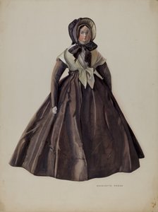 Bambola in costume quacchero da Charlotte Angus