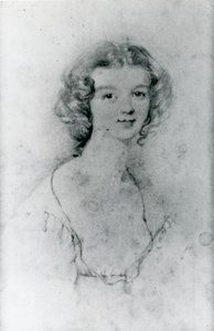 Ritratto di Ellen Nussey da Charlotte Bronte