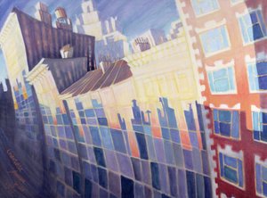 Tramonto, Waverly Place, New York City da Charlotte Johnson Wahl