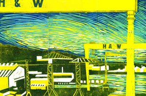 Gru di Harland & Wolff, Belfast da Charlotte Orr