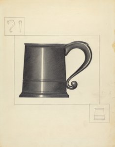 Boccale di peltro