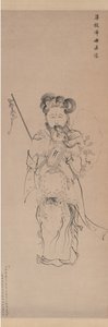 Bodhisattva Guanyin nella Forma della Madre Buddha, datato 1620 da Chen Hongshou