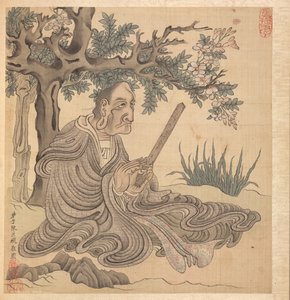 Dipinti dopo i Maestri Antichi: Un Lohan [dopo Kuan-hsiu], 1598-1652
