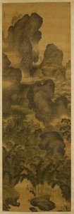 Montagne torreggianti e cascate fantastiche, c.1600 da Chenglong Zhang