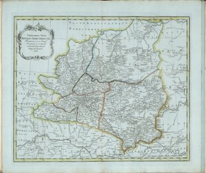 Mappa generale del governatorato di Vyatka, 1791 da Chernoi
