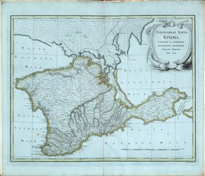 Mappa generale della Crimea da Chernoi