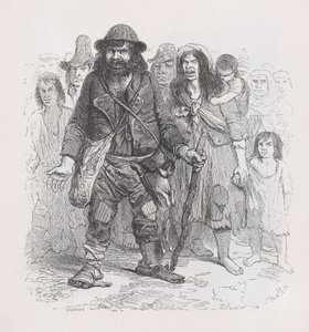 Gli zingari da Le opere complete di Béranger, 1836 da Cherrier