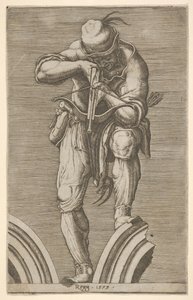 Un uomo che spara con una balestra, 1579
