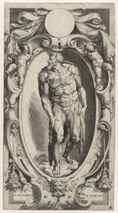 San Giovanni Battista in una Cartouche