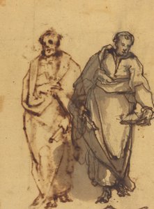 Due Figure Drappeggiate da Cherubino Alberti