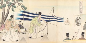 Album di uomini del castello di Chiyoda da Chikanobu Yoshu