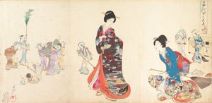 Album di donne del Castello di Chiyoda da Chikanobu Yoshu