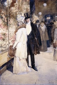 Notturno di Capodanno, New York da Childe Frederick Hassam