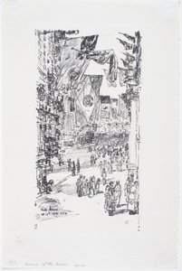 Viale degli Alleati, Strada della Città (5th Ave) da Childe Frederick Hassam