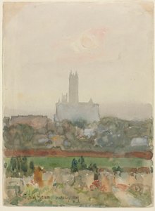 Cattedrale di Canterbury da Childe Frederick Hassam