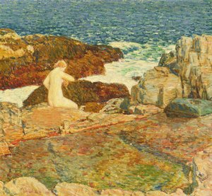 Piscina di East Headland da Childe Frederick Hassam