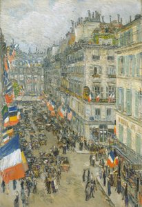 Quattordici luglio, Rue Daunou da Childe Frederick Hassam