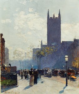 Lower Fifth Avenue da Childe Frederick Hassam