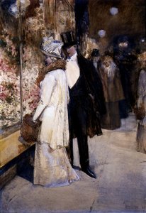 Notturno di Capodanno, New York da Childe Frederick Hassam
