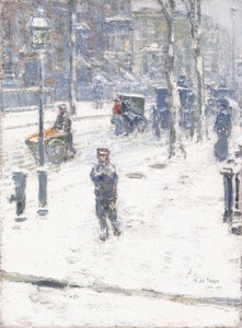Tempesta di neve, Fifth Avenue, New York